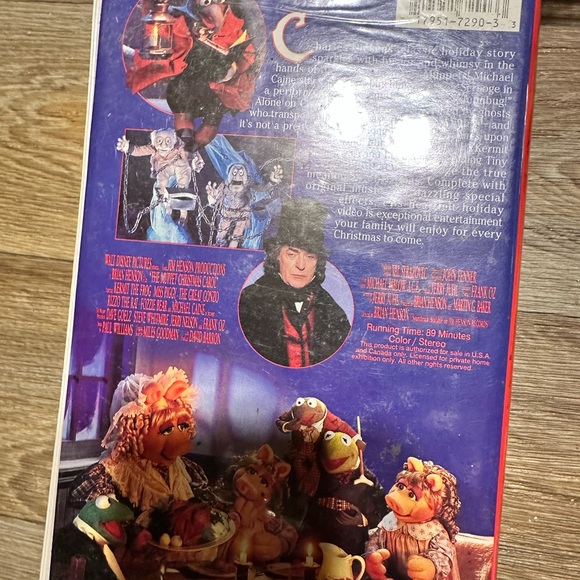 The Muppet Christmas Carol (VHS, 1993) - Picture 2 of 3